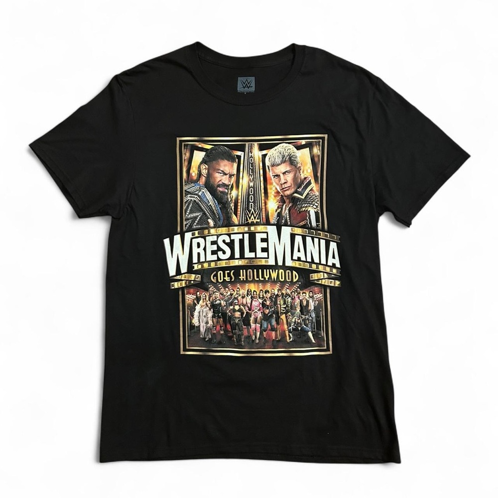 WWE WrestleMania 39 "Goes Hollywood" T-Shirt Large 2023